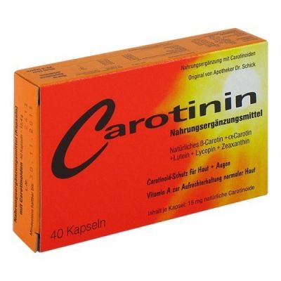 Carotinin Kapsułki 40 szt. od Inkosmia GmbH & Cie.KG PZN 04745719