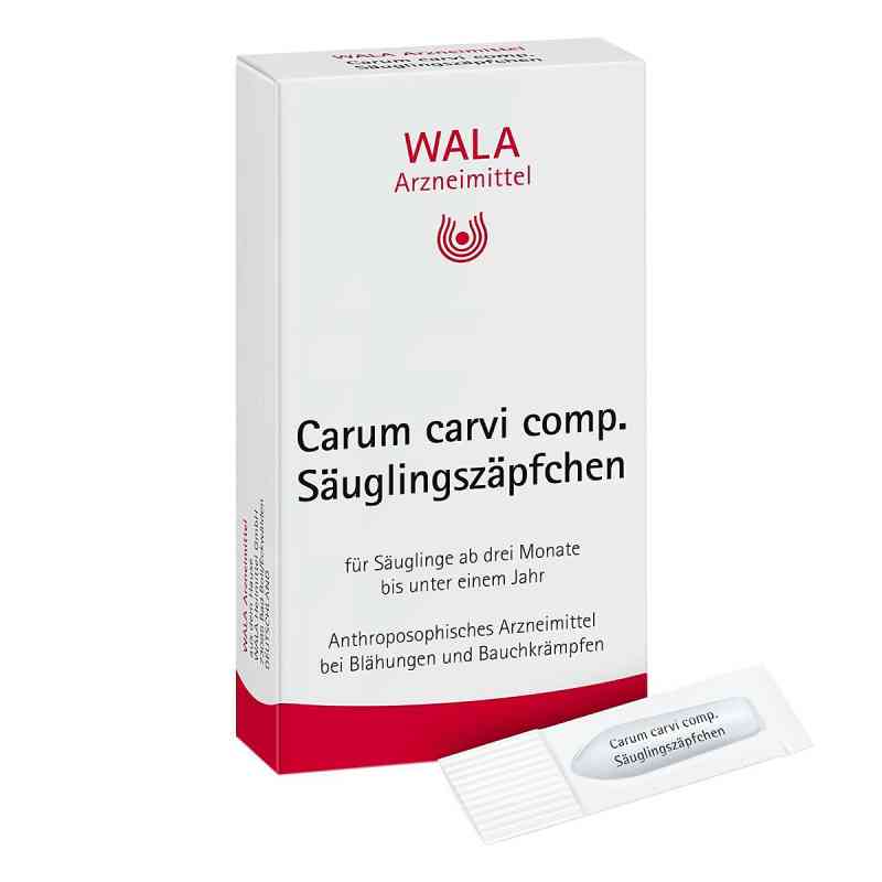 Carum Carvi compositus czopki dla niemowląt 10X1 g od WALA Heilmittel GmbH PZN 12544248