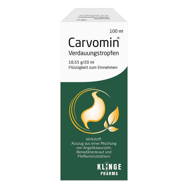 Carvomin krople na trawienie 2X50 ml od Klinge Pharma GmbH PZN 15251498