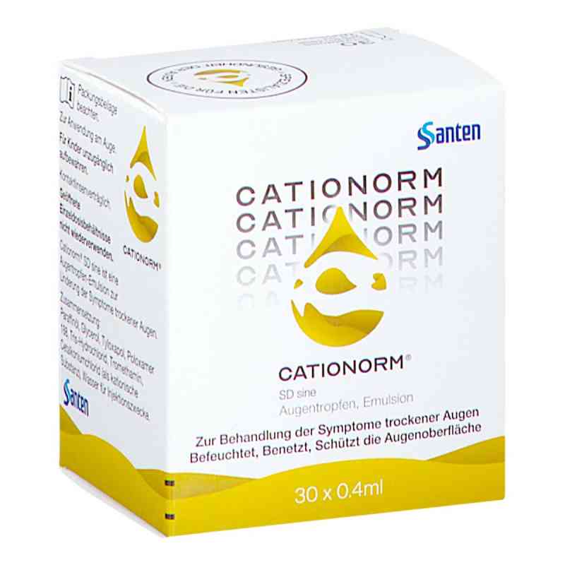 Cationorm Sd sine pipetki z pojedyńczą dawką 30X0.4 ml od Santen GmbH PZN 09617771