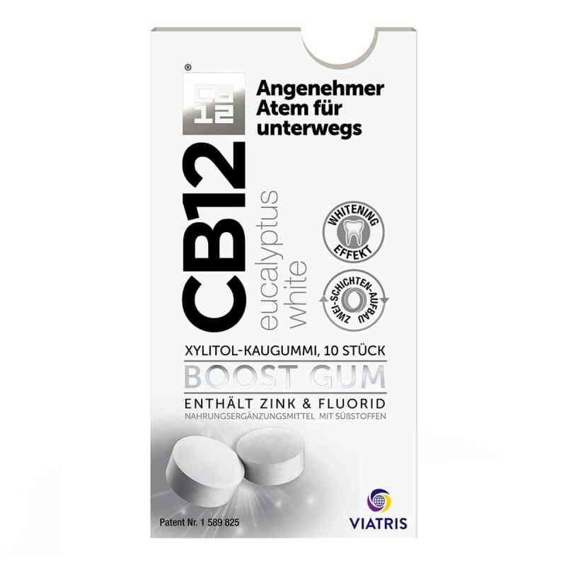 CB12 Boost Eucalyptus White guma do żucia z efektem wybielającym 10 szt. od Cooper Consumer Health Deutschland GmbH PZN 17442133