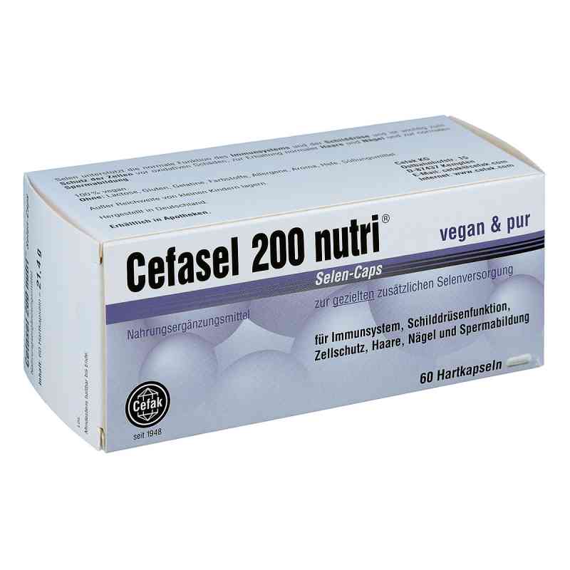 Cefasel 200 nutri Selen Kapsułki 60 szt. od Cefak KG PZN 14039448