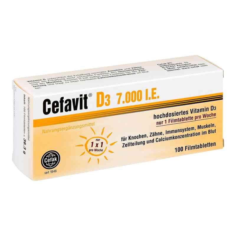 Cefavit D3 7.000 I.u. tabletki powlekane 100 szt. od Cefak KG PZN 12347772