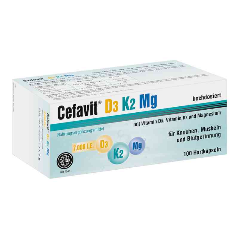 Cefavit D3 K2 Mg 7.000 I.e. kapsułki twarde 100 szt. od Cefak KG PZN 15580196