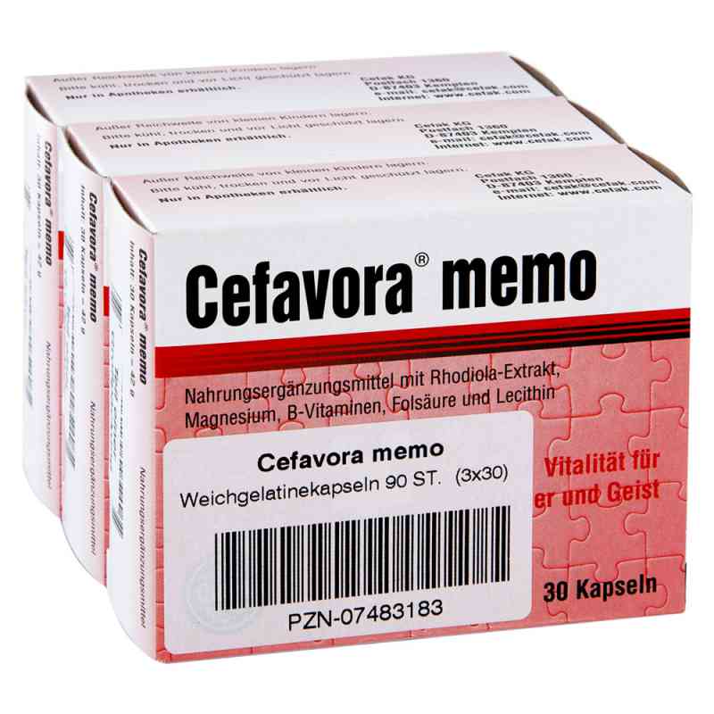 Cefavora memo kapsułki miękkie 90 szt. od Cefak KG PZN 07483183