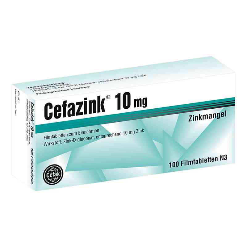 Cefazink 10 mg Filmtabl. 100 szt. od Cefak KG PZN 02252734