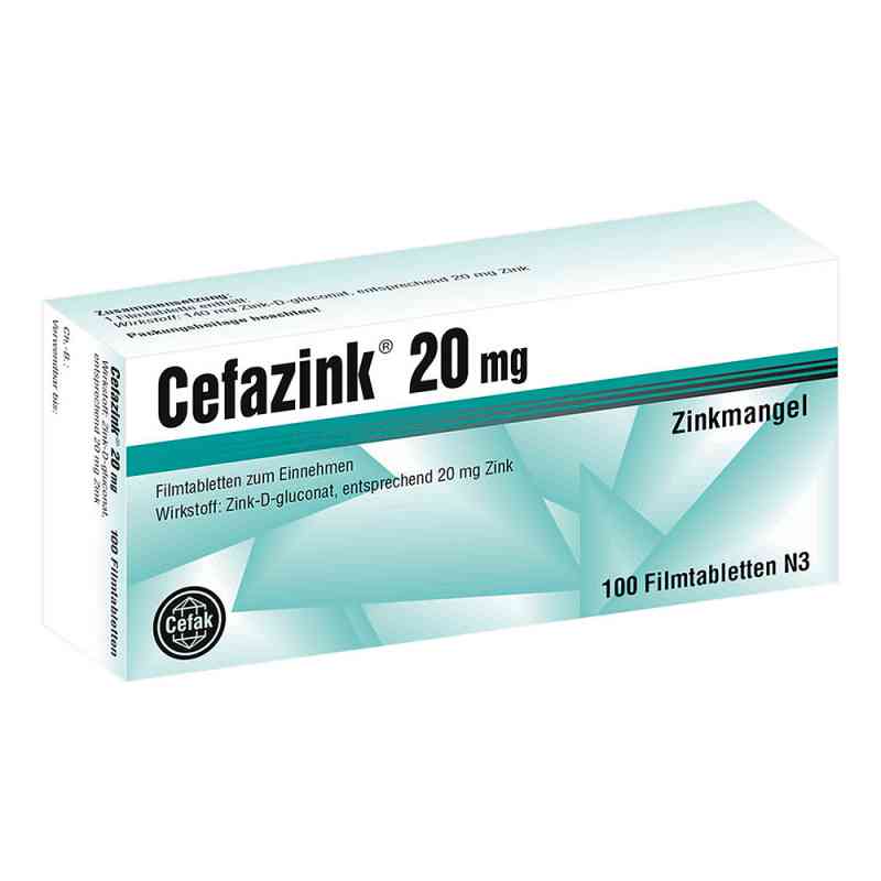 Cefazink 20 mg 100 szt. od Cefak KG PZN 02252786