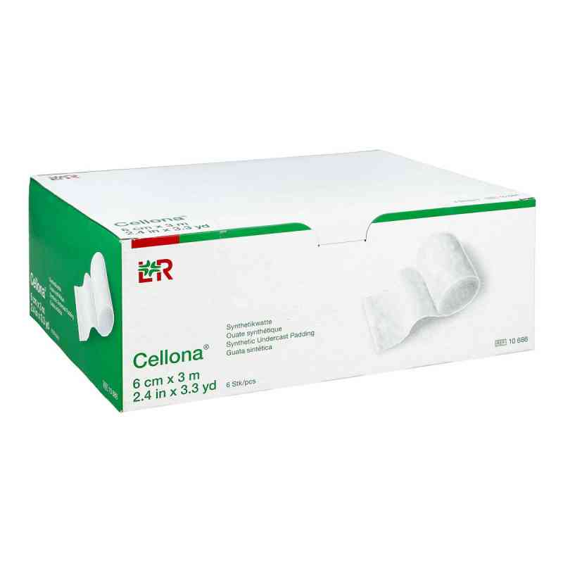 Cellona Synthetikwatte 6cmx3m 10686 6 szt. od Lohmann & Rauscher GmbH & Co.KG PZN 02765451