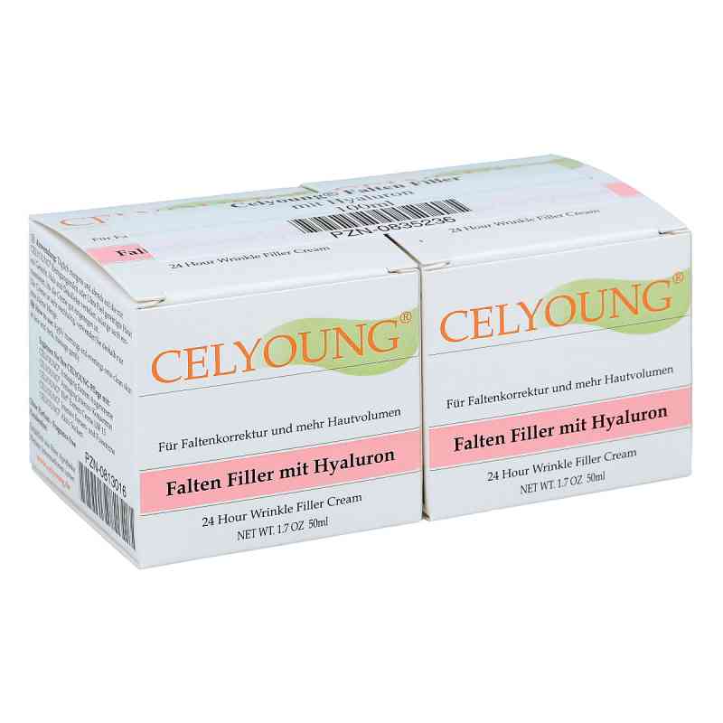 Celyoung Falten Filler krem przeciwzmarszczkowy + hyaluron 100 ml od KREPHA GmbH & Co.KG PZN 00835236