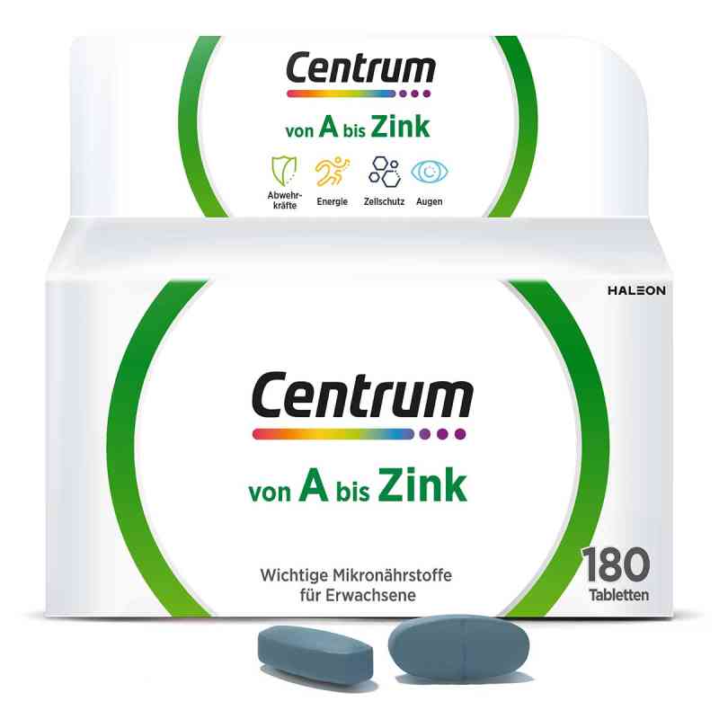 Centrum A-zink Tabletki 180 szt. od Haleon Germany GmbH PZN 14170504