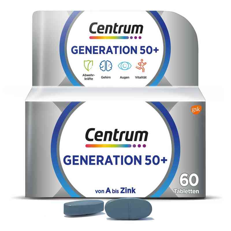 Centrum Generation 50+ Tabletki 60 szt. od GlaxoSmithKline Consumer Healthc PZN 14170527