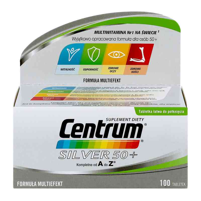 Centrum kompletne od A do Z Silver 50+ 100  od PFIZER ITALIA S.R.L. PZN 08300433