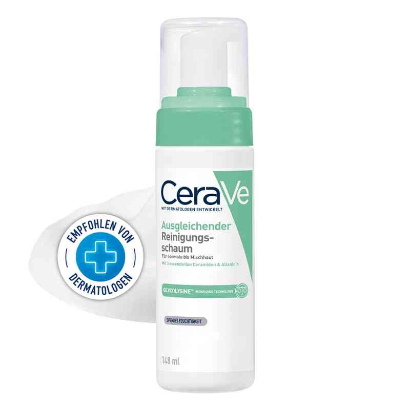 Cerave Ausgleichender Reinigungsschaum 148 ml od L'Oreal Deutschland GmbH Geschäftsbereich CeraVe PZN 19854621