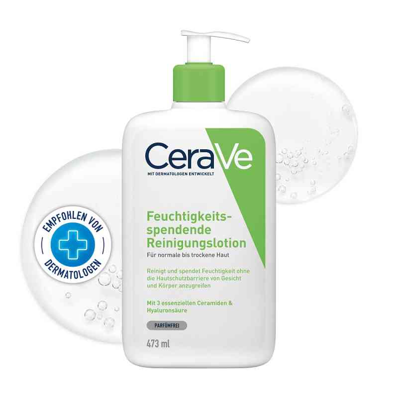CeraVe nawilżająca emulsja do mycia skóra normalna i sucha 473 ml od L'Oreal Deutschland GmbH PZN 14017493