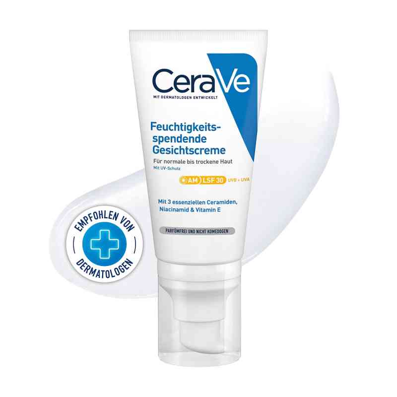 Cerave nawilżający krem do twarzy SPF 30 52 ml od L'Oreal Deutschland GmbH Geschäftsbereich CeraVe PZN 18386632
