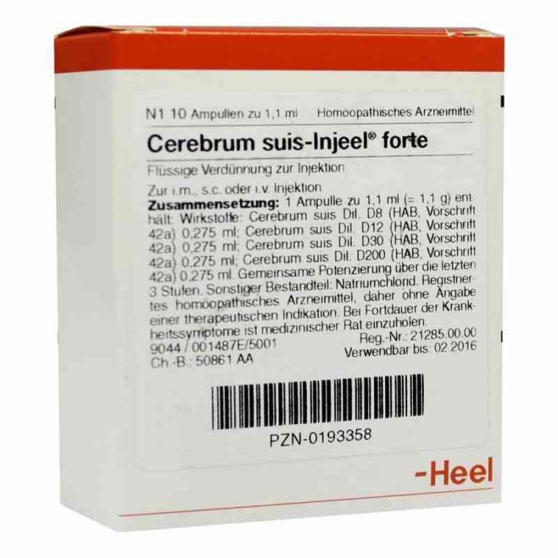 Cerebrum Suis Injeele forte 1,1 ml 10 szt. od Biologische Heilmittel Heel GmbH PZN 00193358