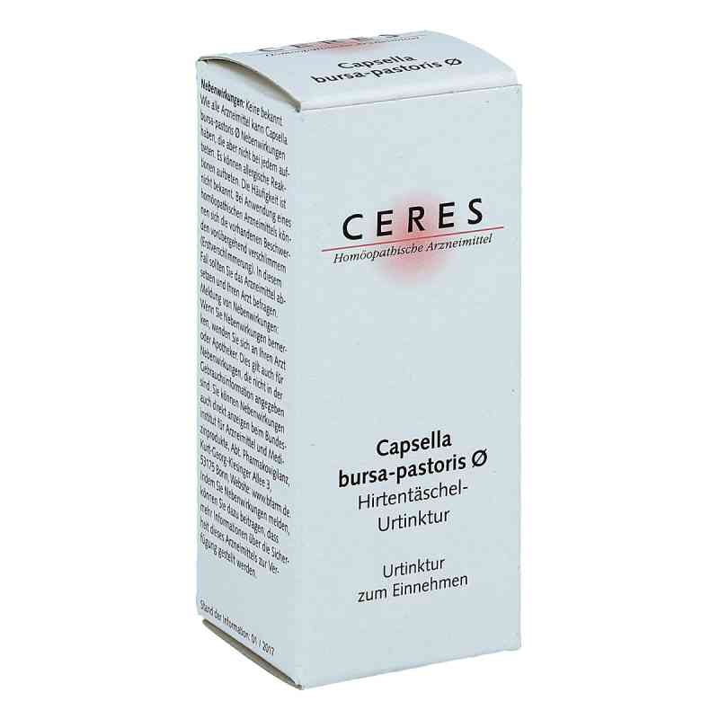 Ceres Capsella bursa-pastoris Urtinktur 20 ml od CERES Heilmittel GmbH PZN 12724890