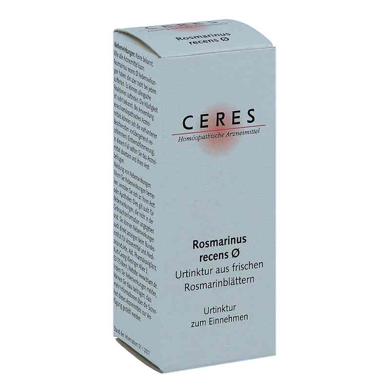 Ceres Rosmarinus recens – tinktura macierzysta 20 ml od CERES Heilmittel GmbH PZN 12724950