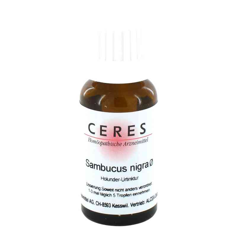 Ceres Sambucus nigra Urtinktur 20 ml od CERES Heilmittel GmbH PZN 00241086