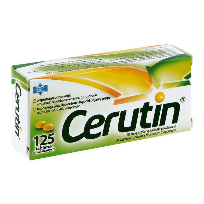 Cerutin tabletki 125  od POLFARMEX SP. Z O.O. PZN 08300608