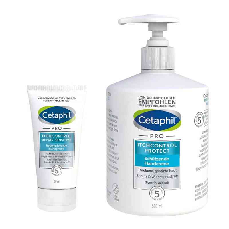 Cetaphil Pro Itchcontrol Repair Sensitive + Protect Krem do rąk 50+500 ml od Galderma Laboratorium GmbH PZN 08105075