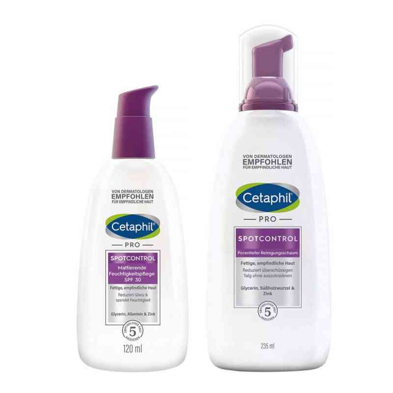 Cetaphil Pro Spotcontrol Matt. Nawilżający krem matujący + piank 235+120 ml od Galderma Laboratorium GmbH PZN 08105077