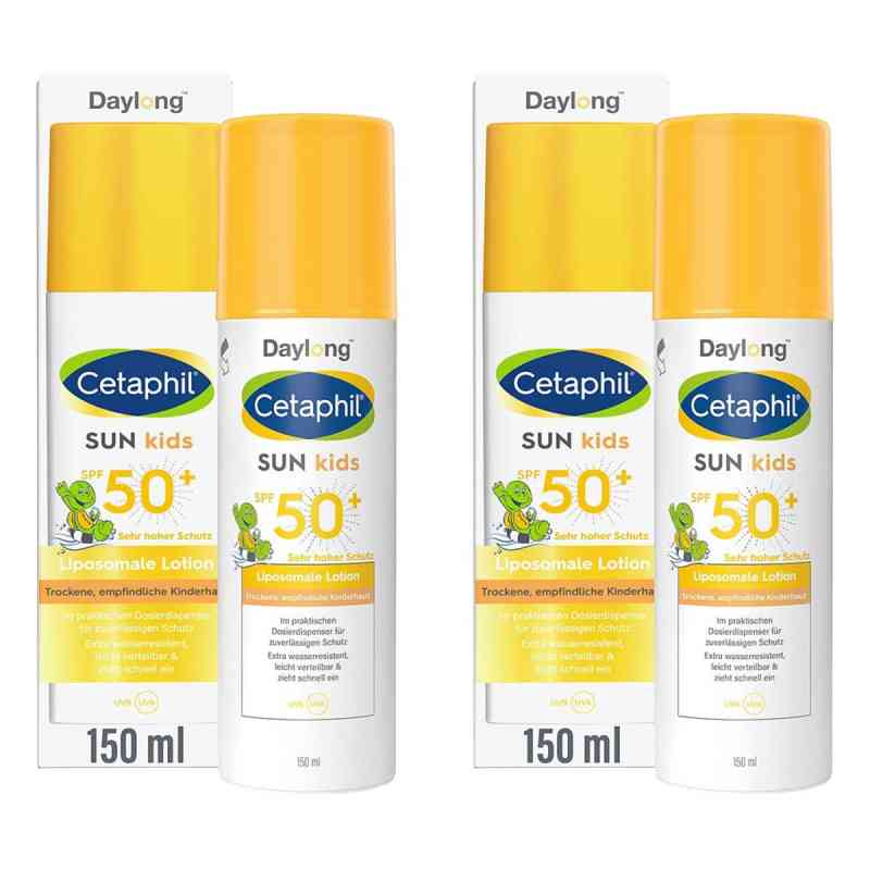 Cetaphil Sun Daylong Kids SPF 50+ liposomowy balsam 2x150 ml od Galderma Laboratorium GmbH PZN 08107443
