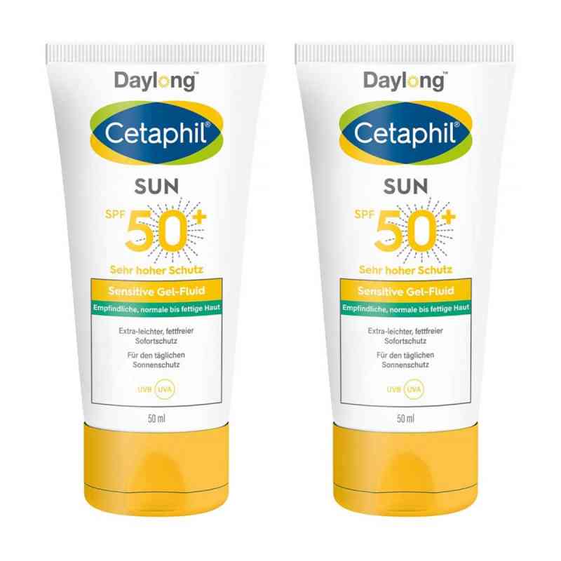 Cetaphil Sun Daylong Spf 50+ Sens.gel-fluid Gesich 2x50 ml od Galderma Laboratorium GmbH PZN 08105000