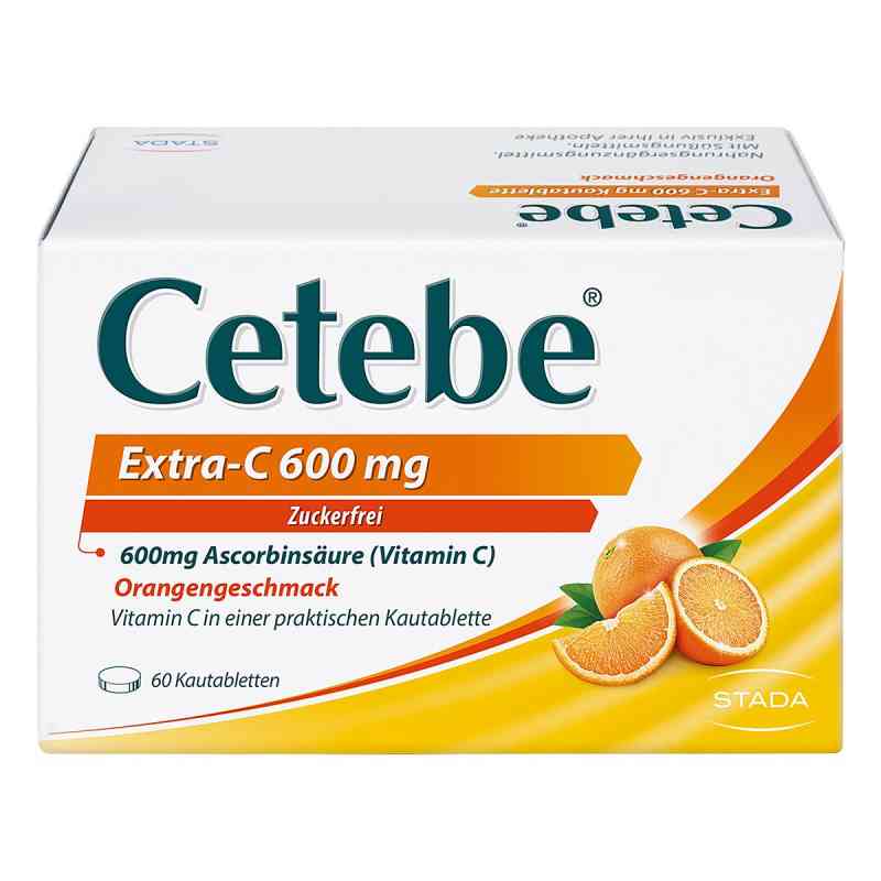 Cetebe Extra-c 600 Mg Kautabletten 60 szt. od STADA Consumer Health Deutschland GmbH PZN 17513465