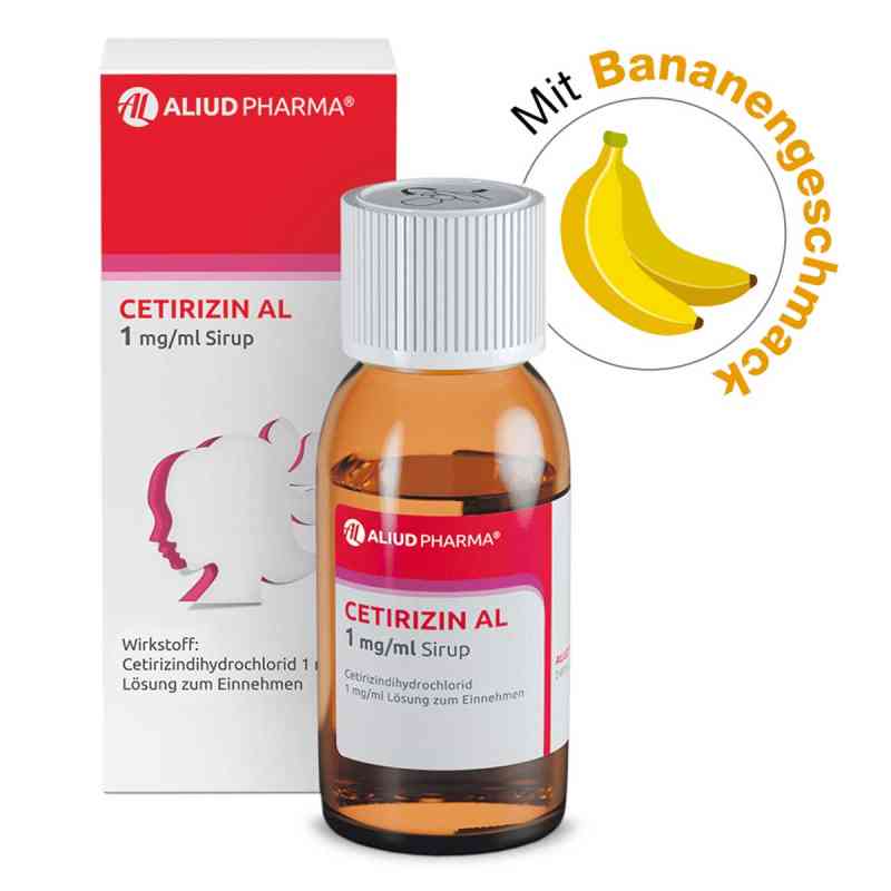 Cetirizin Al 1 mg/ml syrop 75 ml od ALIUD Pharma GmbH PZN 00097761