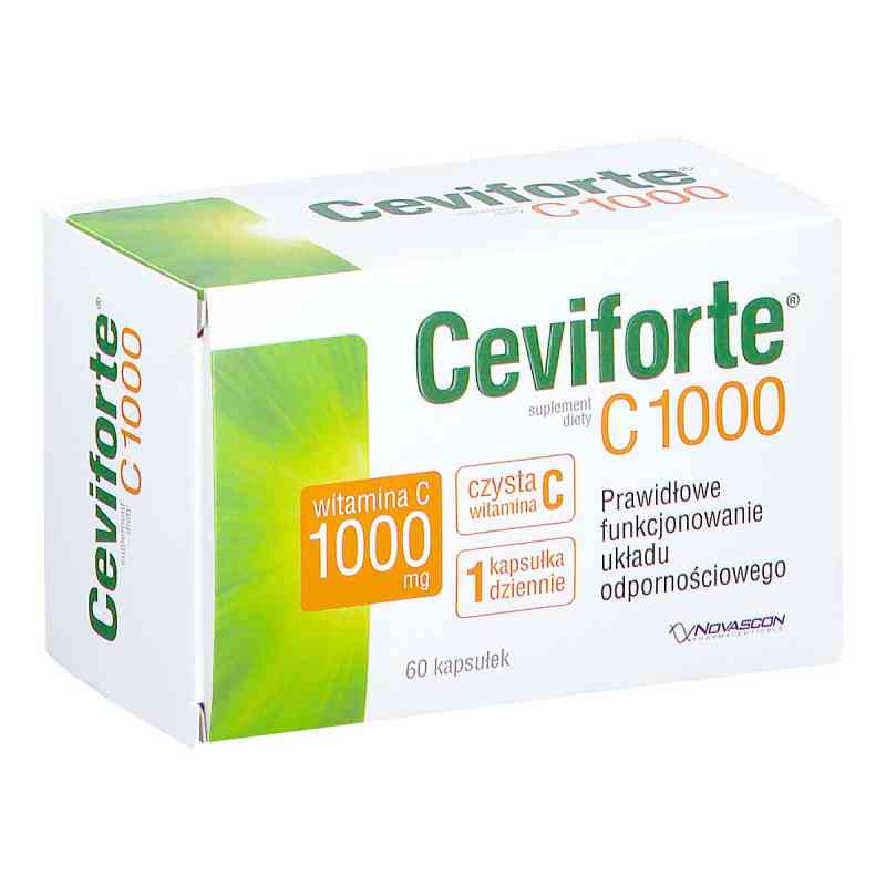 Ceviforte C 1000 kapsułki 60  od NOVASCON PHARMACEUTICALS SP. Z O.O. PZN 08303770