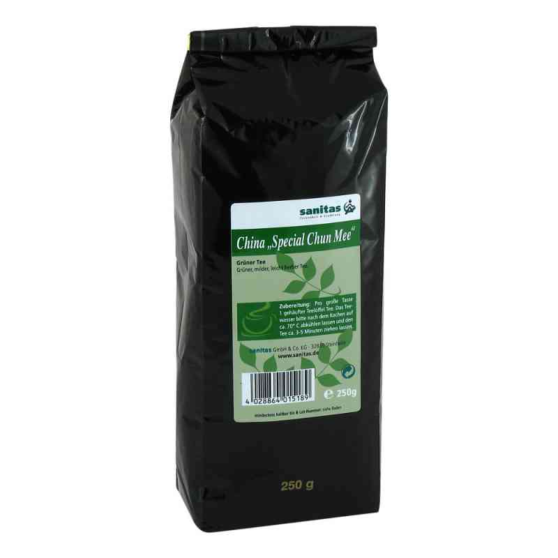 China Special Chun Mee zielona herbata 250 g od SANITAS GmbH & Co. KG PZN 00051428