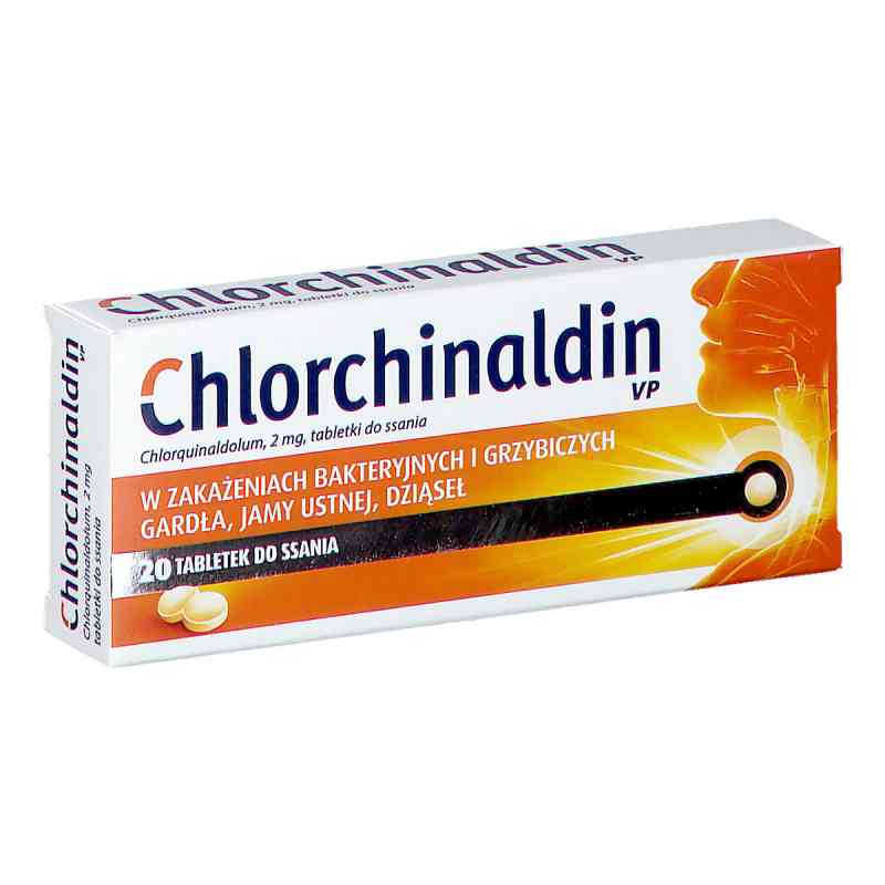 Chlorchinaldin VP tabletki 20  od ICN POLFA RZESZÓW S.A. PZN 08301366