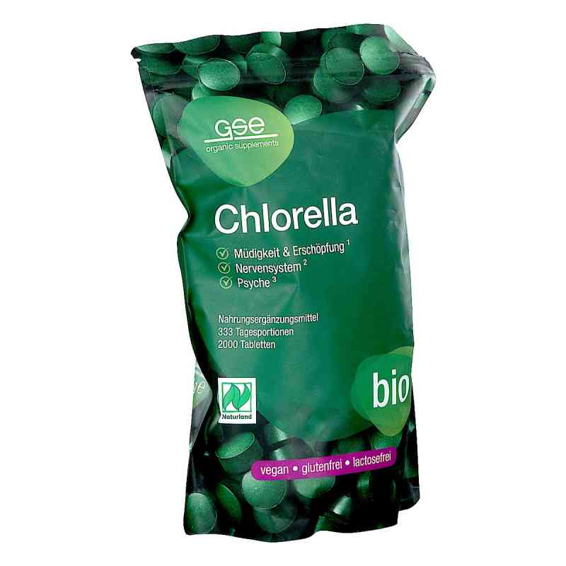 Chlorella 500 mg Bio tabletki 2000 szt. od GSE Vertrieb Biologische Nahrung PZN 06064165