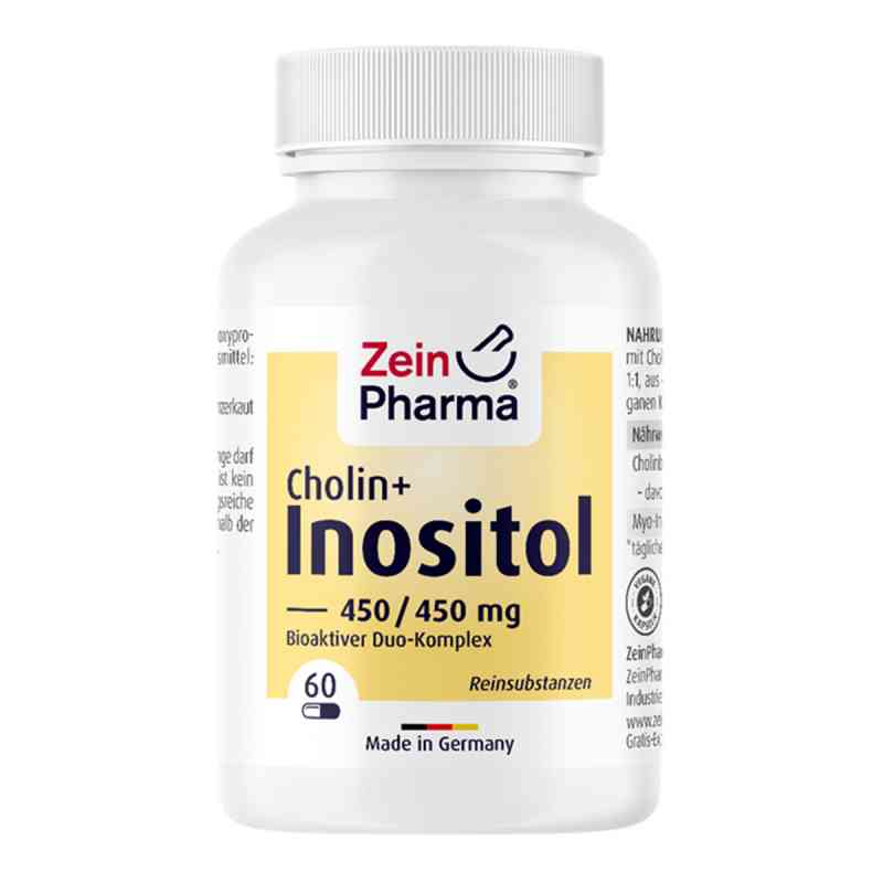 Cholin-inositol 450/450 mg pro kapsułki wegetariańskie 60 szt. od ZeinPharma Germany GmbH PZN 13475880