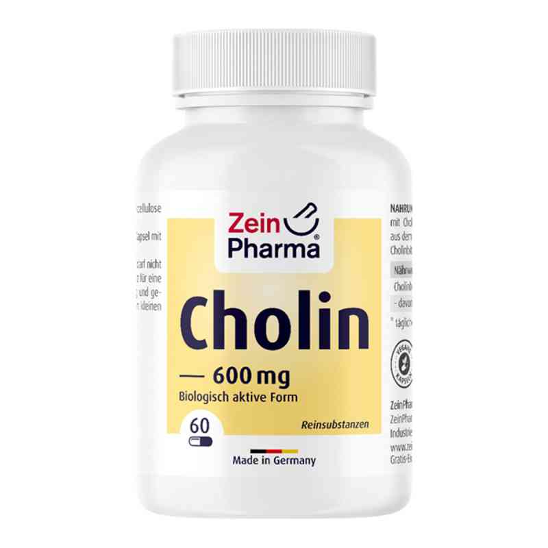 Cholina 600 mg Kapsułki 60 szt. od ZeinPharma Germany GmbH PZN 13475897