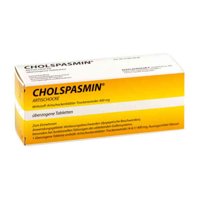 Cholspasmin Artischocke ueberzogene Tabletten 30 szt. od Dr. Theiss Naturwaren GmbH PZN 09705297