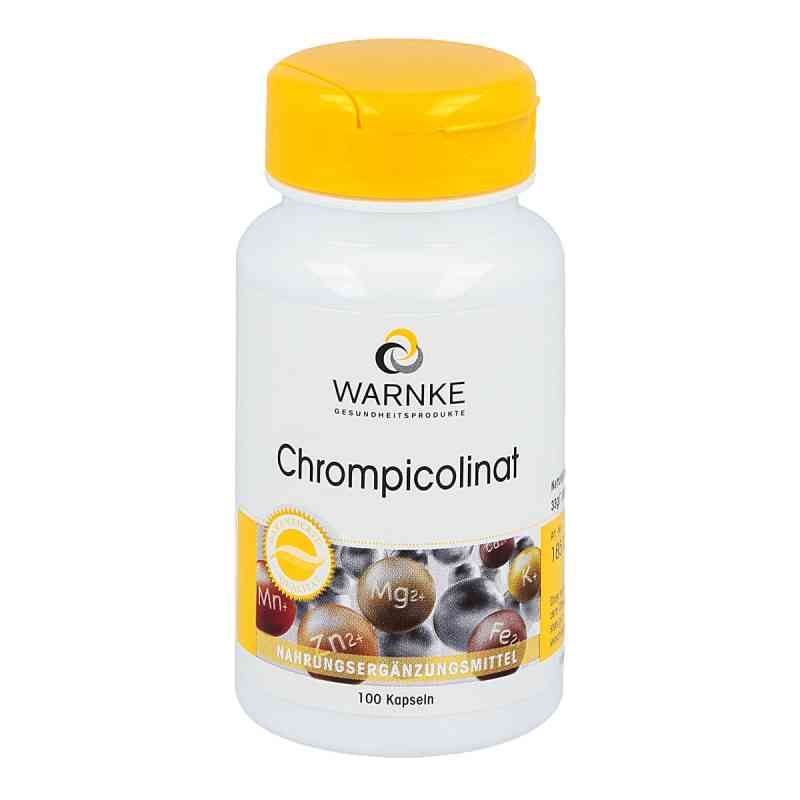 Chrompicolinat kapsułki z chromem 100 szt. od Warnke Vitalstoffe GmbH PZN 09385303