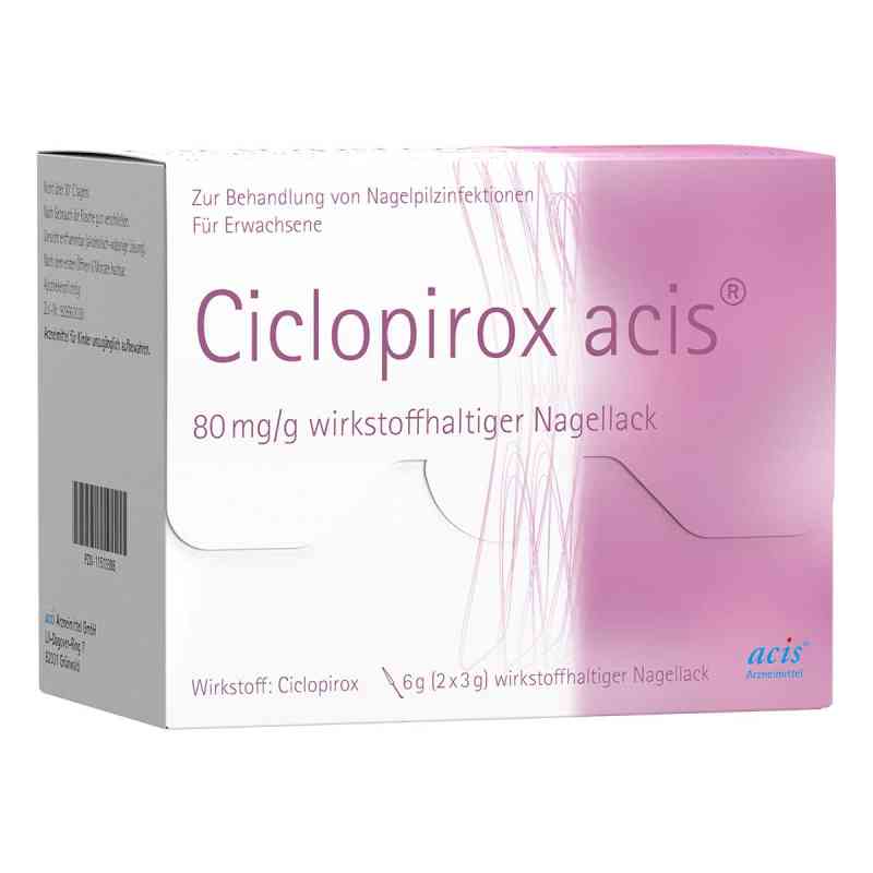 Ciclopirox acis 80 mg/g lakier 6 g od MIBE GmbH Arzneimittel PZN 11510388