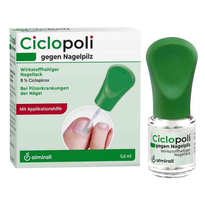 Ciclopoli na grzybicę paznokci z aplikatorem 6.6 ml od ALMIRALL HERMAL GmbH PZN 02247667