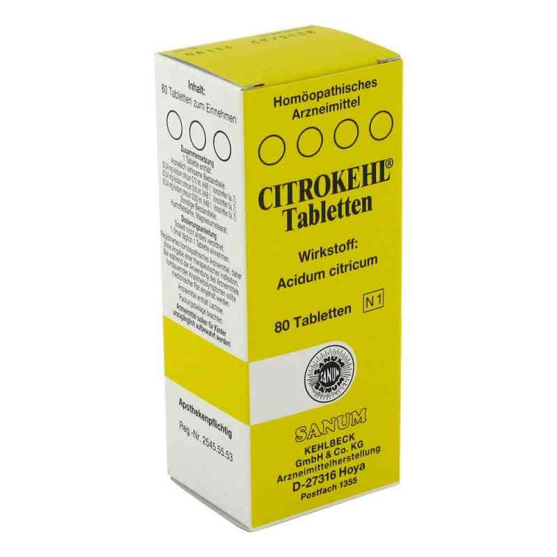 Citrokehl Tabletten 80 szt. od SANUM-KEHLBECK GmbH & Co. KG PZN 00733116