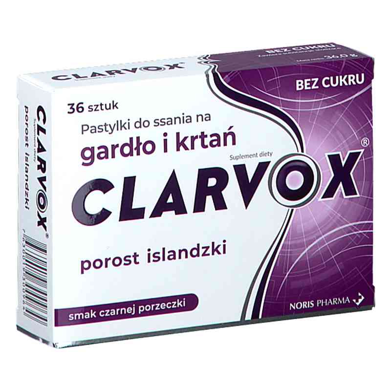 Clarvox Porzeczka pastylki 36  od  PZN 08304334