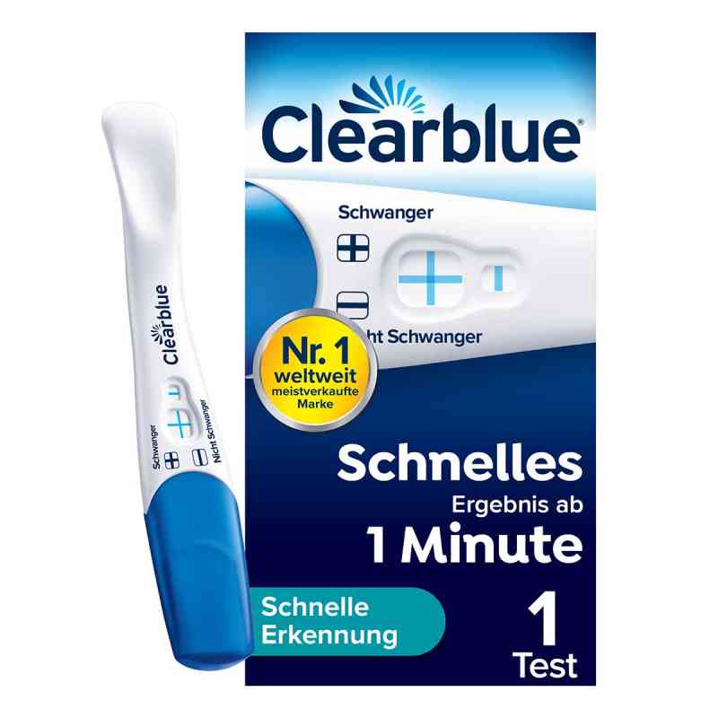 Clearblue szybki test ciążowy 1 szt. od WICK Pharma - Zweigniederlassung der Procter & Gam PZN 12894020