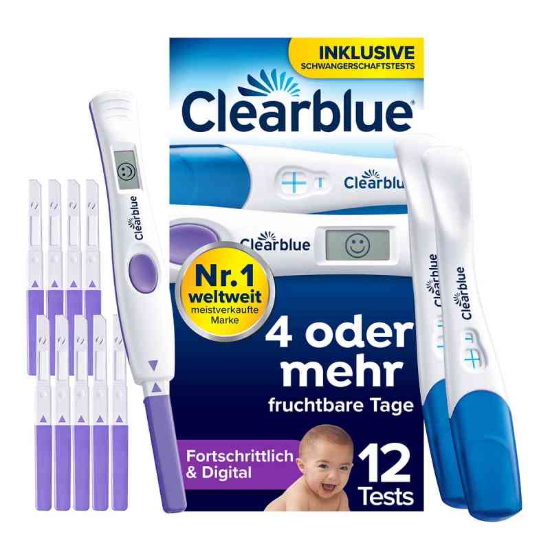 Clearblue testy owulacyjne i ciążowe 12 szt. od WICK Pharma - Zweigniederlassung der Procter & Gam PZN 19455619