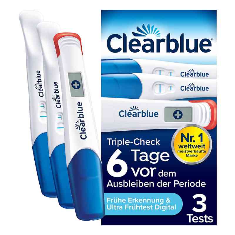 Clearblue ultraczuły test ciążowy 3 szt. od WICK Pharma - Zweigniederlassung der Procter & Gam PZN 17165254