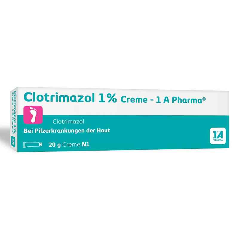 Clotrimazol 1% Creme 1a Pharma 20 g od 1 A Pharma GmbH PZN 02408998
