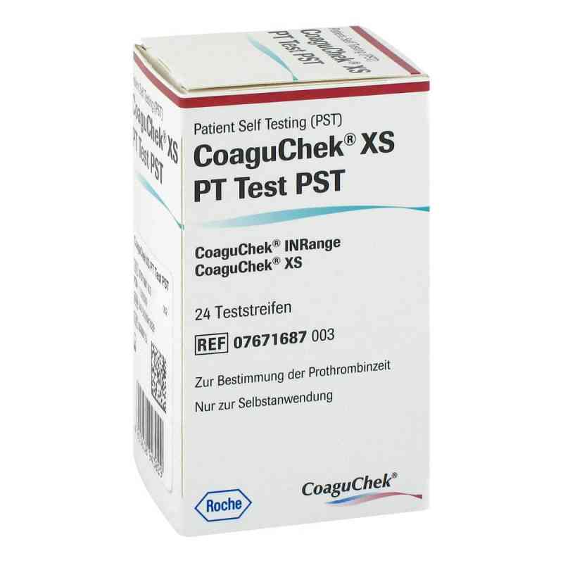 Coaguchek Xs PT Test PST paski testowe 1X24 szt. od Roche Diagnostics Deutschland GmbH PZN 11593569