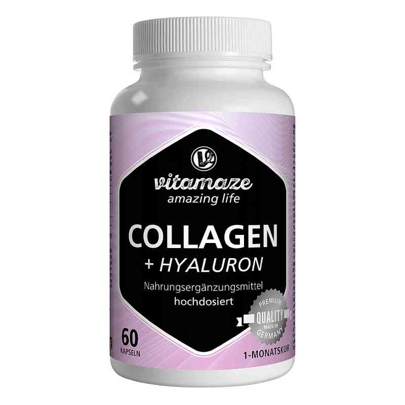 Collagen 300 mg+Hyaluron 100 mg hochdosiert Kapsel (n)  60 szt. od Vitamaze GmbH PZN 16018580