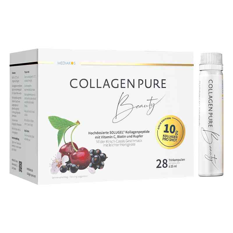 Collagen Pure Beauty Gold Edition M.10 G Kolagen 28X25 ml od Mediakos GmbH PZN 18674696