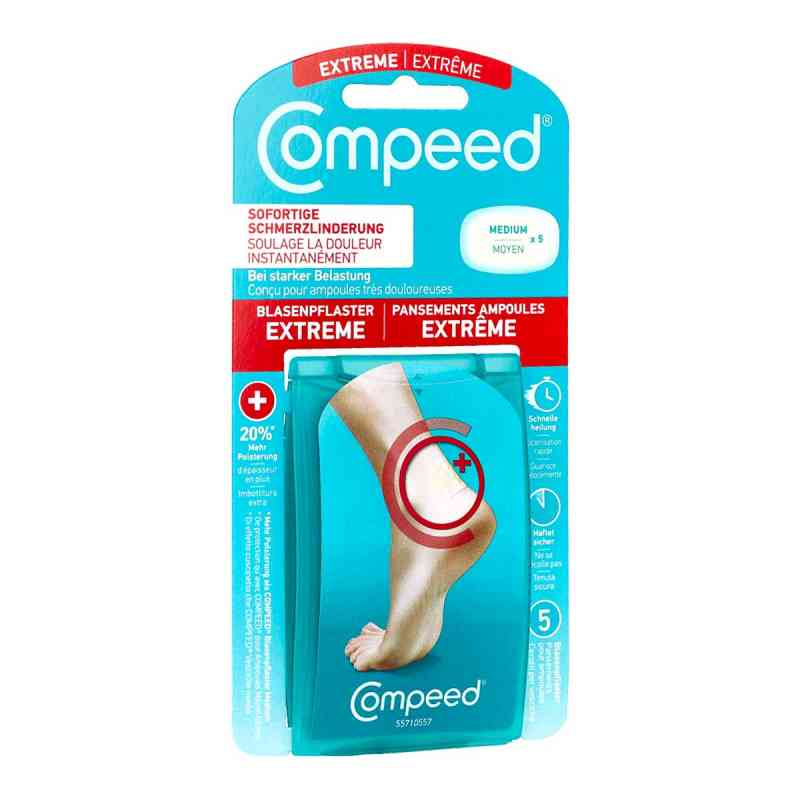 Compeed  Extreme plastry na pęcherze i odciski 5 szt. od HRA Pharma Deutschland GmbH PZN 07610693